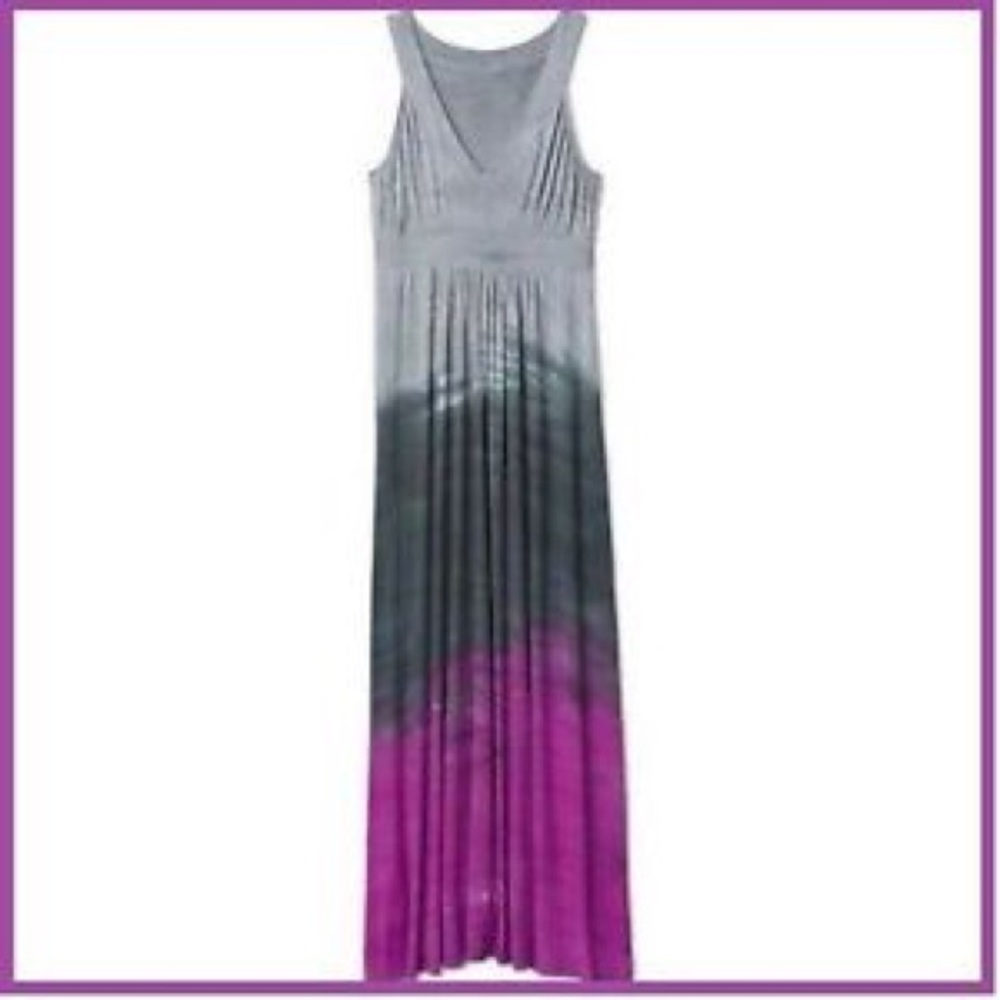 Athleta Wave Tie Dye Maxi Dress by Pink Lotus, S